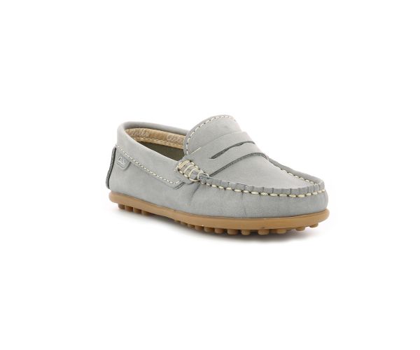 Mocassins Pour Garcon Mocadi Gris Chaussures Pour Enfant De La Marque Aster Kids And Co