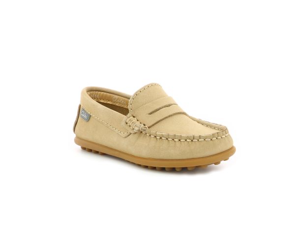 Mocassins Pour Garcon Mocadi Beige Chaussures Pour Enfant De La Marque Aster Kids And Co