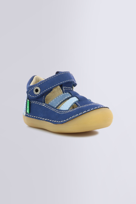 Sandales garcon Kickers pepster bleu