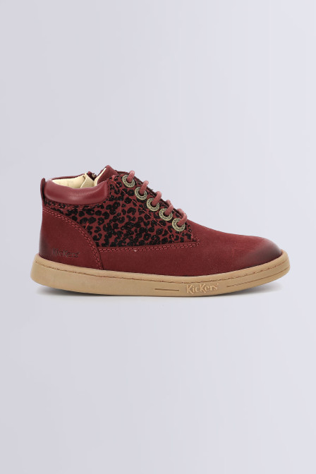 TACKLAND BORDEAUX LEOPARD